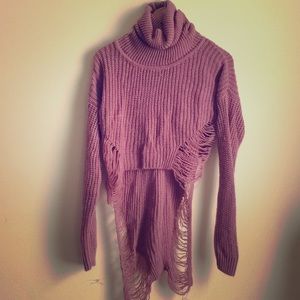 Cropped Fall Sweater